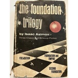 The Foundation Trilogy by Isaac Asimov 1951 HC BCE DJ Vintage Sci Fi/Fantasy
